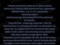 Chłopak poszedł do wojska ale w cywilu zostawił dziewczynę! ZOBACZ jakie listy do siebie pisali! :D