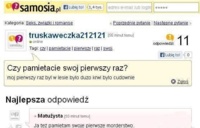 Czy pamiętacie swój pierwszy raz? On to pamięta szczególnie... Zobacz dlaczego :D