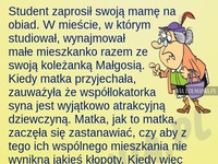 Matka podejrzewa syna o sypienie ze współlokatorką! LOL!