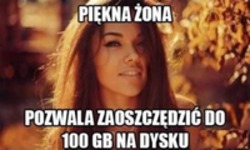 Piękna żona to oszczędność