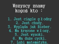 10 typów znajomych: Wszyscy znamy kogoś kto... Wklej na facebooka i dopasuj numery!