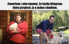 Umowa z piesełem! Bo każda motywacja jest dobra! :)