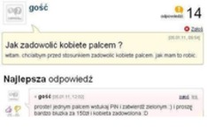 Jak można ZADOWOLIĆ KOBIETĘ PALCEM! Koleś zadał to pytanie i szybko uzyskał CIEKAWĄ odpowiedź :D