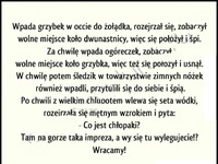 Grzybek w occie, ogóreczek i śledzik spotykają się w żołądku. I nagle dołącza do nich wódka :D