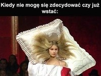 nie mogę się zdecydować