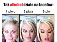 tak alkohol działa na facetów