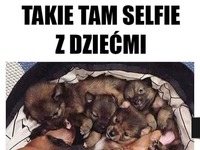 selfie z dziećmi