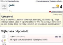 Utknąłem! Komentarz najlepszy! haha :D