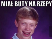 Miał buty na rzepy