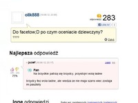 Zadała DZIWNE PYTANIE na forum! '''Po czym mężczyźni oceniają dziewczyny'' MASAKRA!