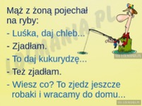 Mąż zabrał żonę na ryby i bardzo tego pożałował... XD