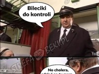 Konduktor prosi o bilety... ZOBAZ co zrobił ten facet! HAHA