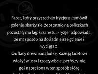 HAHAH magiczny trik fryzjera na super gładkie golenie XD padniesz !