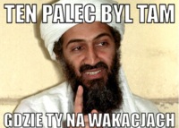 Ten palec był tam gdzie ty na wakacjach :)