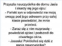 Nauczycielka przyszła do domu Jasia na skargę! ZOBACZ co z tego wynikło! BEKA!