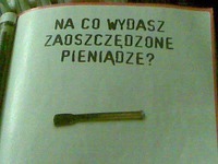 Na co wydasz zaoszczędzone pieniądze?