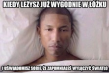 I... nie wyłączyłeś światła.