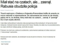 MASAKRA miał stac na czatach, ale... zasnął. RABUSIA obudziała POLICJA! Zobacz jak to wyglądało :)