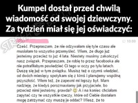 Koleś dostał wiadomośc od swojej dziewczyny... MASAKRA!