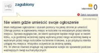 Nietypowe ogłoszenie! haha :D