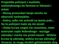 Policjant chciał być kozakiem ;) Coś mu nie wyszło!