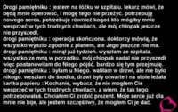 Opisała to w pamiętniku.Jest w szpitalu,jej chłopak nie przyszedł.Dlaczego?