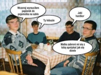Jaki hardkor! :D
