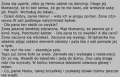 Żona uparała się żeby Heniu zabrał ją na dancing :)