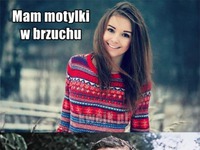 Motylki w brzuchu