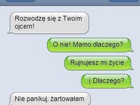 Rozwód - w takich spawach lepiej nie żartować :D