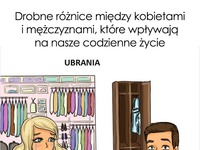 Drobne różnice między kobietami a facetami!