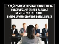 Ten mężczyzna na rozmowie o PRACĘ dostał do rozwiązania ZADANIE! Znasz ODPOWIEDŹ