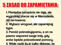 5 zasad do zapamiętanie! 4 najlepsza!