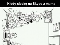 Skype z mamą