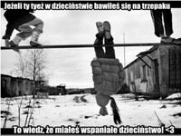 Jeżeli ty też w dzeiciństwie bawiłes sie na trzepaku