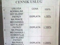 cennik usług