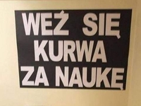 plakat z przekazem