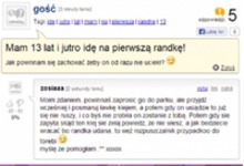 Ma 13 lat i idzie na pierwszą randkę... Zobacz co jej doradzili :)