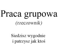 Praca grupowa