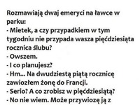 Koledzy rozmawiają o rocznicy ślubu. Zobacz jaki prezent wymyslił! XD