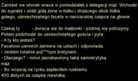 Mąż wraca z delegacji wcześniej do domu! ZOBACZ co się stało! :D