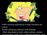 Polski milioner we Francji! LOL...