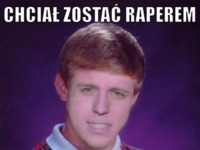 Chciał zostać raperem :D