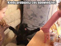 Kiedy próbujesz coś powiedzieć