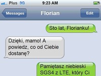 Zobacz koniecznie ten urodzinowy  SMS MAMY do SYNA!  haha ale beka!