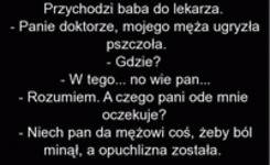 Baba u lekarza, tym razem przyszła w sprawie męża :D