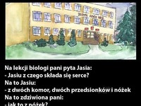 Jasiu z czego składa się serce? :)