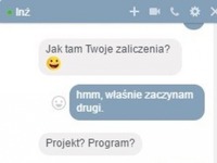 właśnie zaczynam drugi!