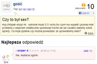 Czy to był sex?