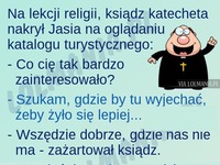 Ksiądz przyłapał Jasia. Ale mu powiedział! LOL!